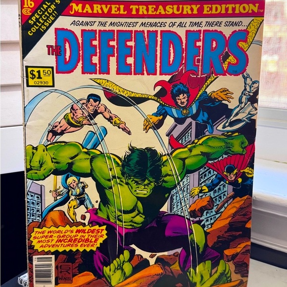 💥📚Rare Vintage 1970’s Collection Edition Marvel’s The Defenders Comic Novel📚 - Picture 9 of 16